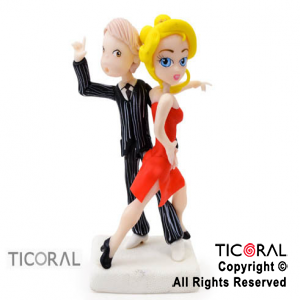 ADORNO PAREJA DE TANGO A.PORC. FRIA x 1